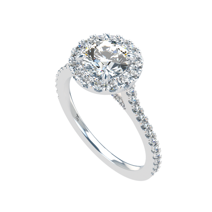 Libellule VCL Halo prestige diamond ring