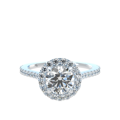 Libellule VCL Halo prestige diamond ring