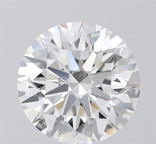 3.02ct Round Lab Grown Diamond (Colour G, Clarity VVS2, Cut ID, IGI Certified)