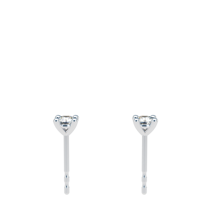 Small Martini 4 Prongs Diamond Studs 0.15ct - 0.50ct
