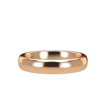 Classic round wedding band wide - 2mm to 11mm