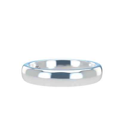Classic round wedding band wide - 2mm to 11mm
