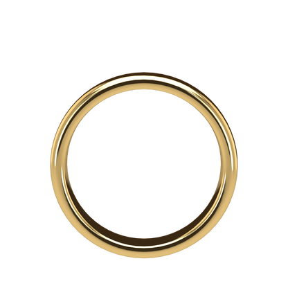 Classic round wedding band wide - 2mm to 11mm