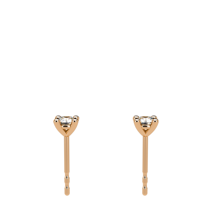 Small Martini 4 Prongs Diamond Studs 0.15ct - 0.50ct