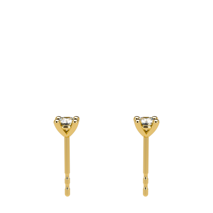 Small Martini 4 Prongs Diamond Studs 0.15ct - 0.50ct