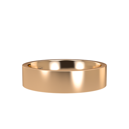 Flat wedding band wide - 2mm to 11mm