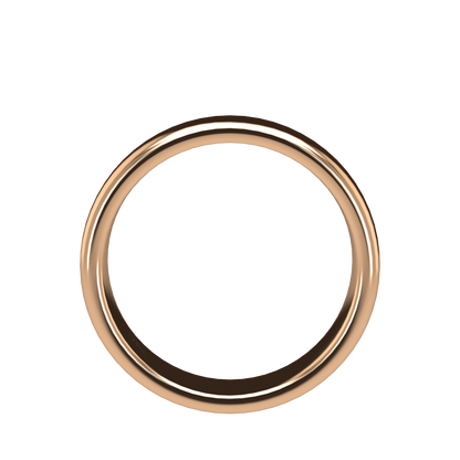 Classic round wedding band wide - 2mm to 11mm