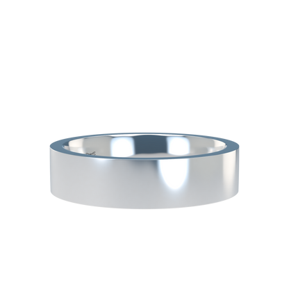 Flat wedding band wide - 2mm to 11mm