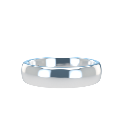 Classic round wedding band wide - 2mm to 11mm
