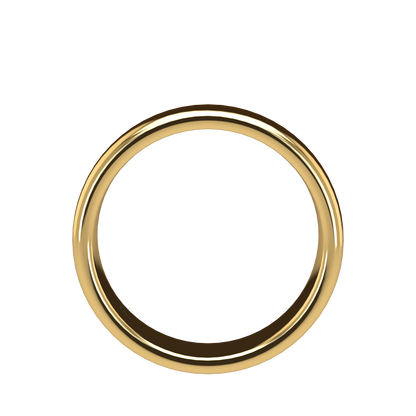 Classic round wedding band wide - 2mm to 11mm