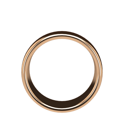 Classic round wedding band wide - 2mm to 11mm