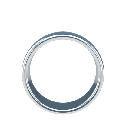 Classic round wedding band wide - 2mm to 11mm