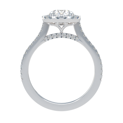 Libellule VCL Halo prestige diamond ring