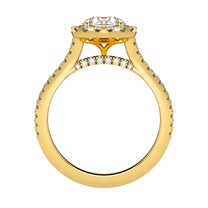 Libellule VCL Halo prestige diamond ring