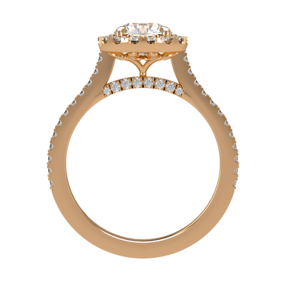 Libellule VCL Halo prestige diamond ring