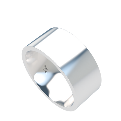 Flat wedding band wide - 2mm to 11mm