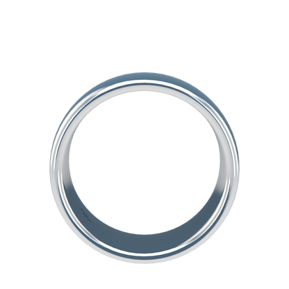 Classic round wedding band wide - 2mm to 11mm