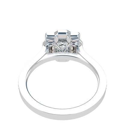 Tara VCL Halo prestige diamond ring