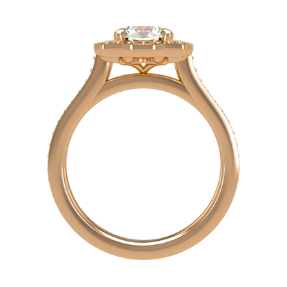 Tara VCL Halo prestige diamond ring