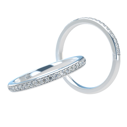 20pts Half diamond Eternity band