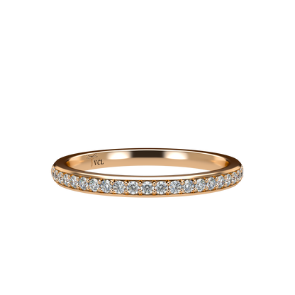 20pts Half diamond Eternity band