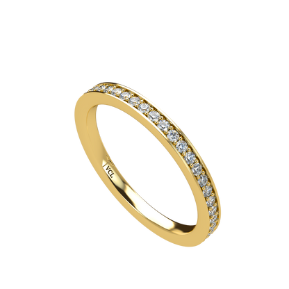 Diamond Eternity ring with Flat band