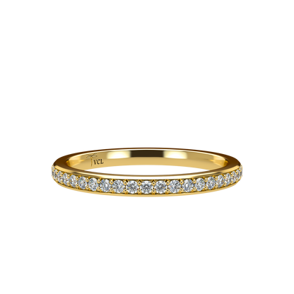 Diamond Eternity ring with rounded band