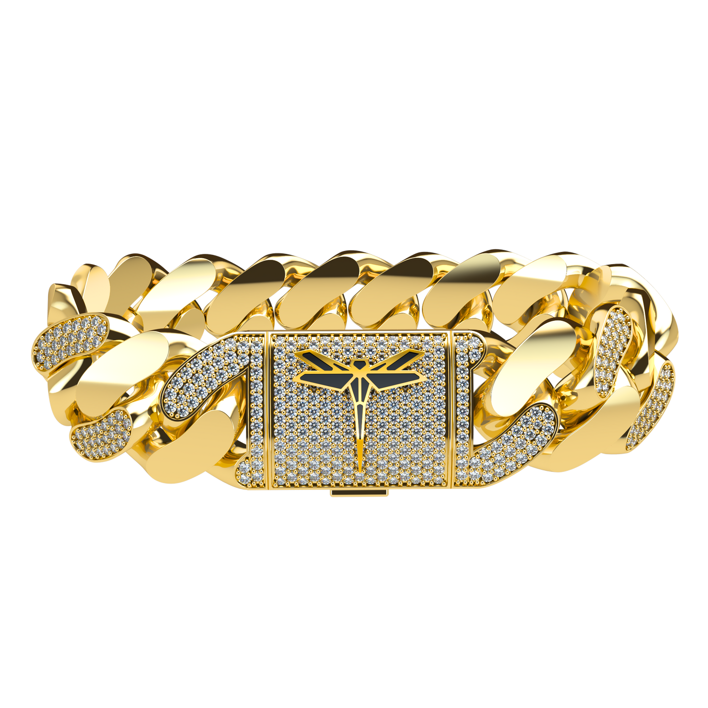 VCL Cuban Link Alternate diamond Pavé 20mm