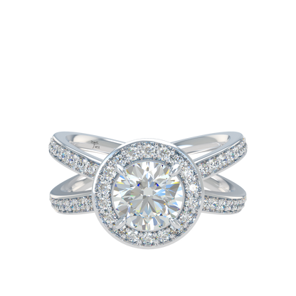 Ophelia VCL Halo prestiges diamond Ring