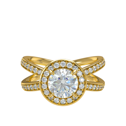 Ophelia VCL Halo prestiges diamond Ring