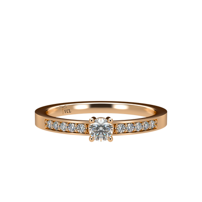 12pts diamond 4 Prongs Solitaire ring