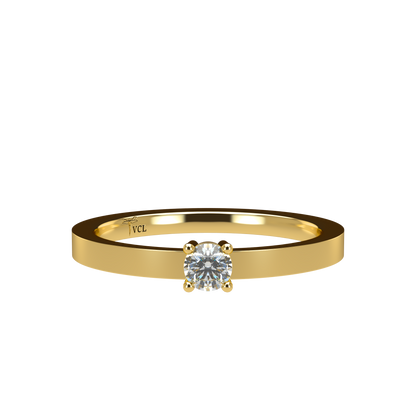12pts diamond 4 Prongs Solitaire ring