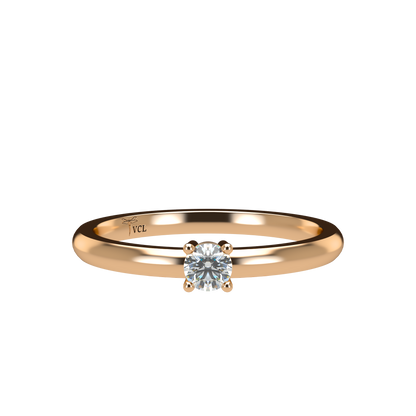 12pts diamond 4 Prongs Solitaire ring