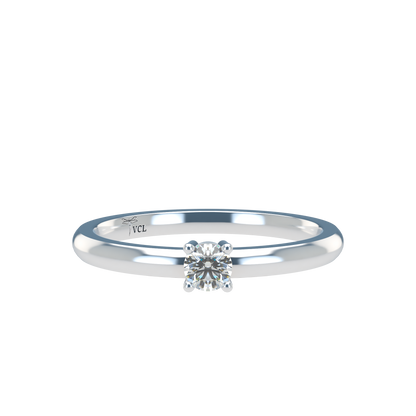 12pts diamond 4 Prongs Solitaire ring