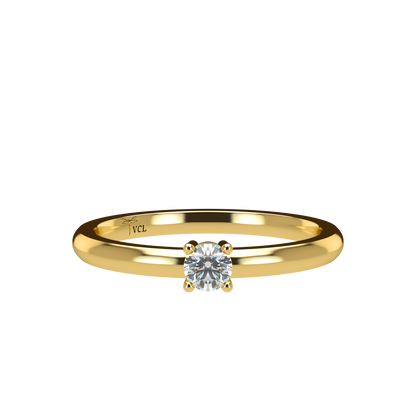 12pts diamond 4 Prongs Solitaire ring