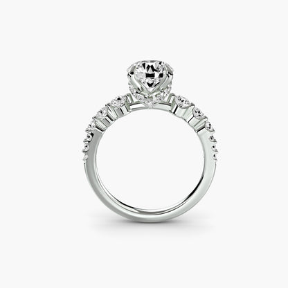The Cascade Diamond Ring with secret diamond