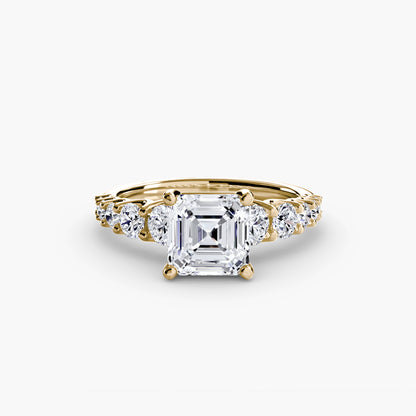 The Sovereign Graduated Accent Diamond Ring