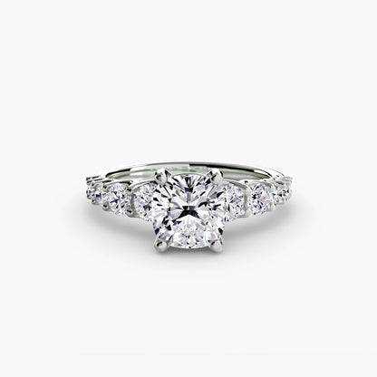 The Sovereign Graduated Accent Diamond Ring