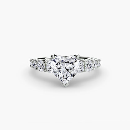 The Sovereign Graduated Accent Diamond Ring
