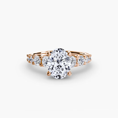 The Sovereign Graduated Accent Diamond Ring
