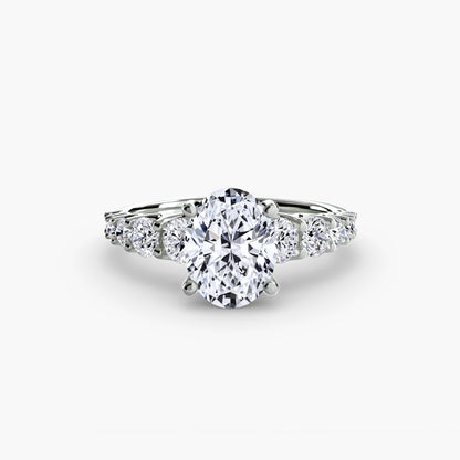 The Sovereign Graduated Accent Diamond Ring