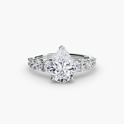 The Sovereign Graduated Accent Diamond Ring