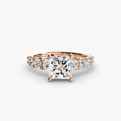 The Sovereign Graduated Accent Diamond Ring