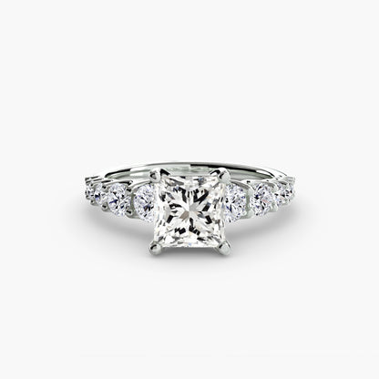 The Sovereign Graduated Accent Diamond Ring