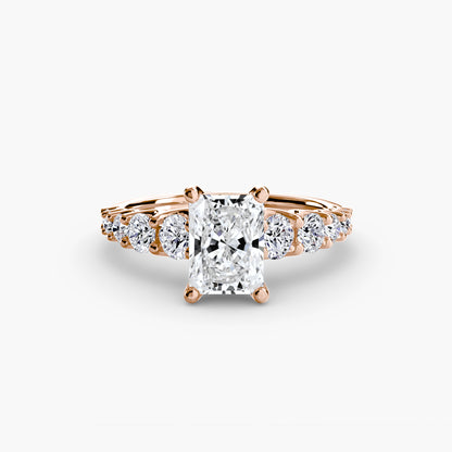 The Sovereign Graduated Accent Diamond Ring