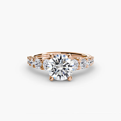 The Sovereign Graduated Accent Diamond Ring