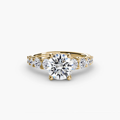 The Sovereign Graduated Accent Diamond Ring
