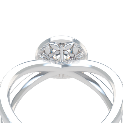 Ophelia VCL Halo prestiges diamond Ring