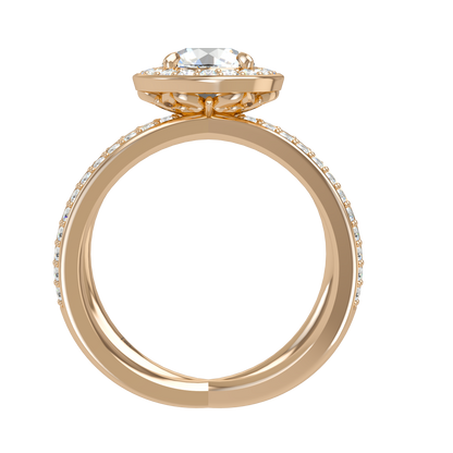 Ophelia VCL Halo prestiges diamond Ring
