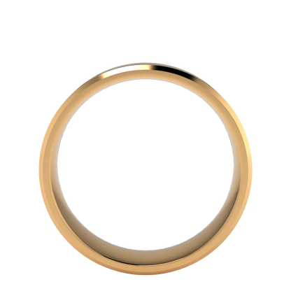 Mille Grains Flat bevel wedding band